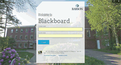 Desktop Screenshot of blackboard.babson.edu