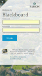 Mobile Screenshot of blackboard.babson.edu