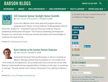 Tablet Screenshot of blogs.babson.edu